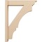 Ekena Millwork 6-in W x 26-in D x 34-in H Balboa Trad Rough Cedar Woodgrain TimberThane Outlooker, Primed Tan OUTUR060X26X34BOA04RCPR - alternate 3